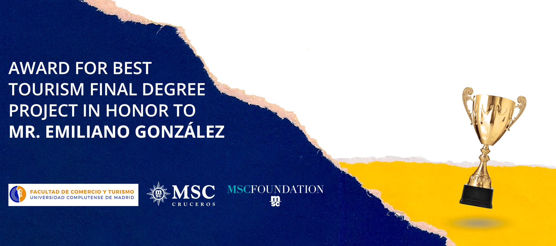 MSC Foundation launches award for ‘Best Tourism Final Degree Project’   |  MSC Foundation