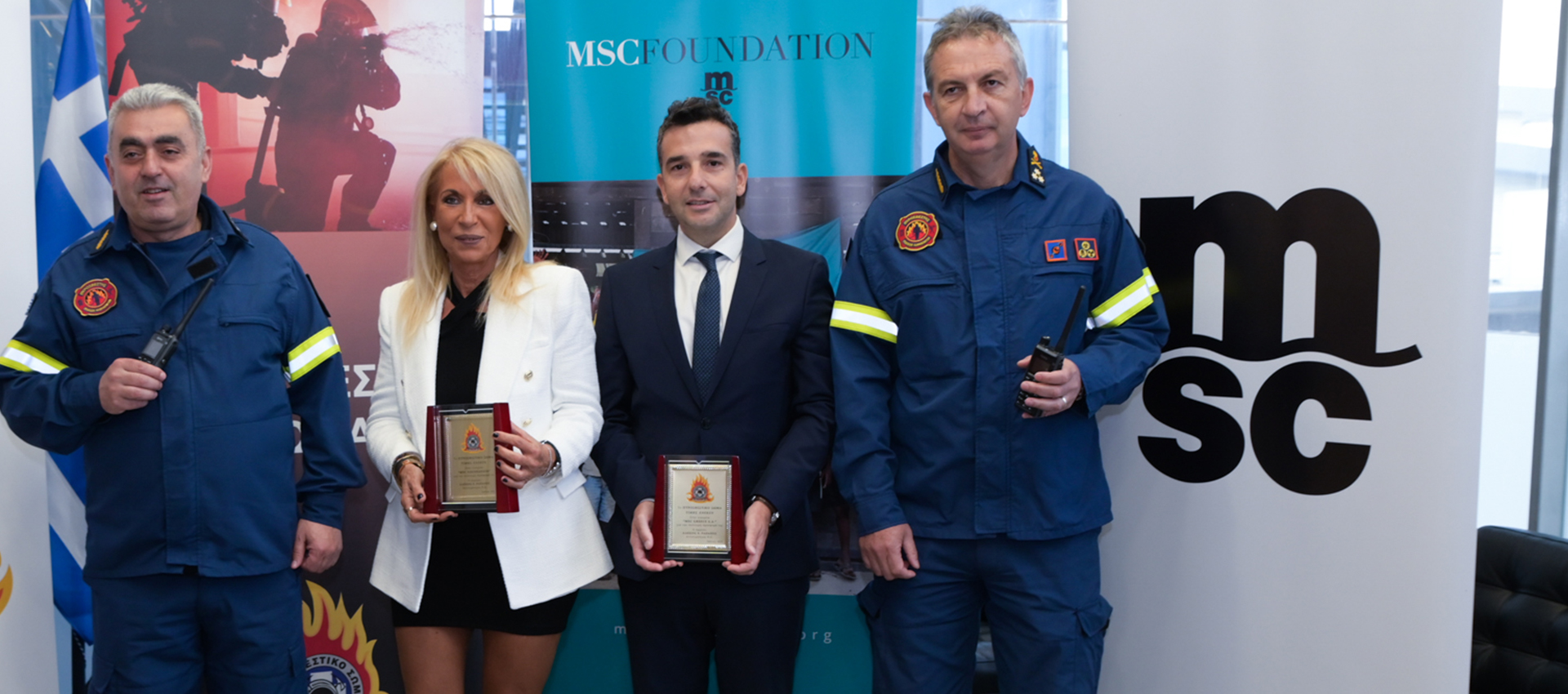 MSC Foundation donates advanced technology to Greek firefighters | MSC Foundation